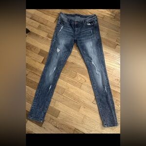 Dear John American Classic Joy Rich Comfort Skinny Distressed Women’s Jeans 29